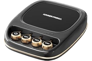 ICARER FAMILY Coffee Mug Warmer, Smart Coffee Cup Warmer with 3 Temp Mug Warmer for Desk Auto Shut Off, Borderless Wide Area Waterproof Electric Heating Pad Office Home School