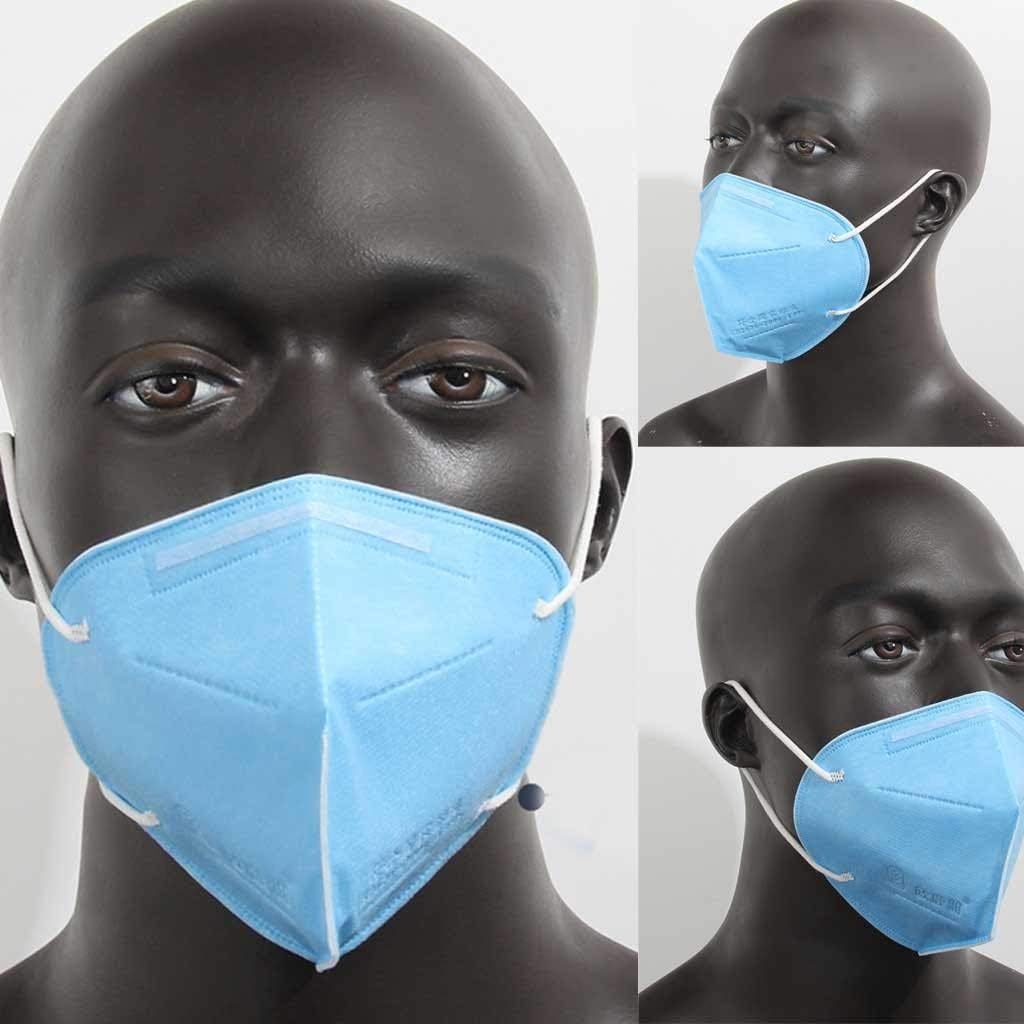 10 Pack KN95 Másk Safety Face Másk Anti Polluion Particulate Respirator Dust Máscara 95% Filtered Reusable KN95 Respirator Personal Protective 口罩 for Germs Corona Virus Coronavirus Flu