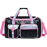Kids Duffle Bag Girls Women Travel Bag Gifts Overnight Bag for Girls Women Tote Sleepover Bags for Girl Gym Dance Bags with Shoes Compartment