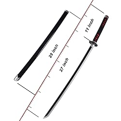 Light Up Tanjiro Sword - 40-Inch Plastic Katana