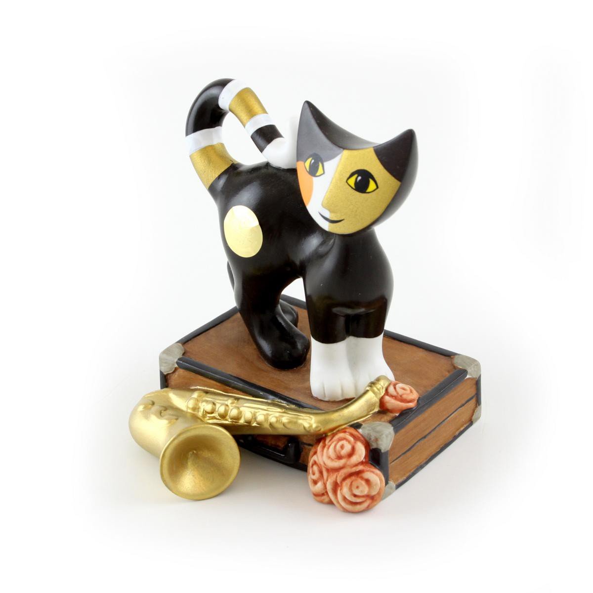 Dekoration Goebel Rosina Wachtmeister Katze " I miei fiori