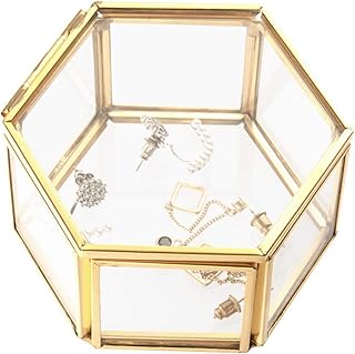 Wohlstand Verzierungen für Ringe Ohrringe Aufbewahrung Blume Storage and Display Rings, Earrings and Flower (Gold)