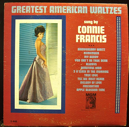 Connie Francis - Connie Francis Greatest American Waltzes Vinyl Record - Zortam Music