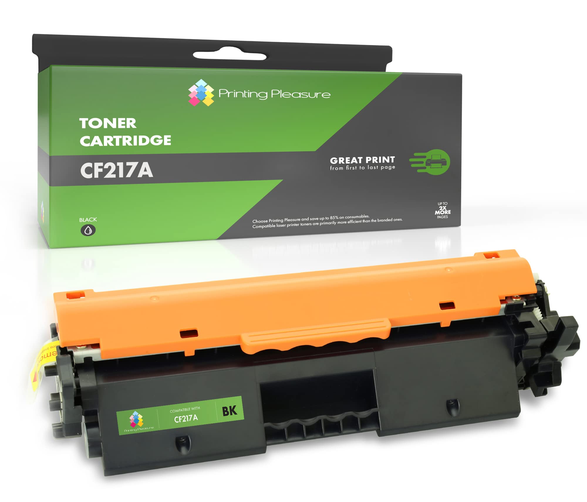 Printing Pleasure 17A Replacement for HP CF217A Toner Cartridge Compatible with LaserJet Pro M102w M102a M102 LaserJet Pro MFP M130nw M130fw M130fn M130a M130 1 Black