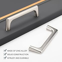 goldenwarm 5 Pack Brushed Nickel Cabinet Pulls 3