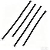 PurpleYu 2 Pairs Women Convertible Plain Bra Straps Replacement for Women Bra 18/21/25mm Width 18" and 21" Long