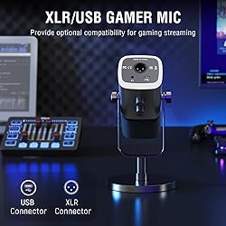 FIFINE Gaming Equipment Bundle, Dynamic XLR/USB