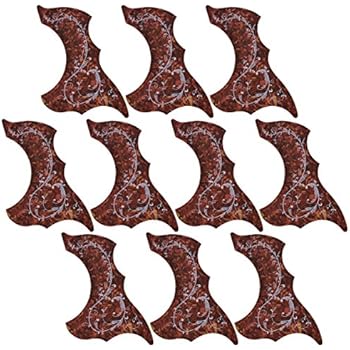 Kmise Hummingbird Acoustic Guitar Pickguard Adhesive Scratch Plate Pick Guard Pack of 10
