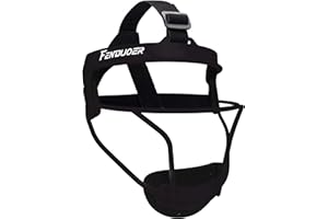 Fenduoer Softball Face Mask, Comfortable, Safe and Durable Face Guards Fits Youth & Adult, Protective Softball Fielder's Mask