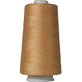 ThreadArt Heavy Duty Cotton Thread, 2500M 40/3, Beige 804 | Heavy-duty cotton thread for quilting, sewing and topstitching. Strong cone thread gives smooth stitches and low lint.