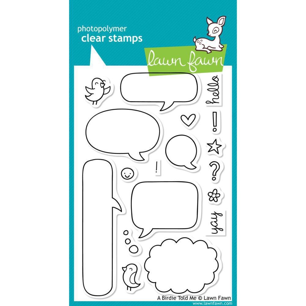 Lawn Fawn Clear Stamps 10cm x 15cm -A Birdie Told Me