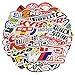 YTSQSC Waterproof Vinyl Stickers for Laptop Water Bottles Hydro Flask Motorcycle Bicycle Skateboard Luggage Car Bumper Guitar Decals (100 Pcs Racing Car Style Stickers)