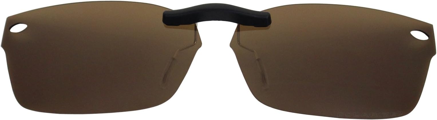 Custom Fit Polarized CLIP-ON Sunglasses For Ray-Ban RB5150 52X19 Brown
