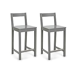 Amazon Basics Wooden Bar Stool with