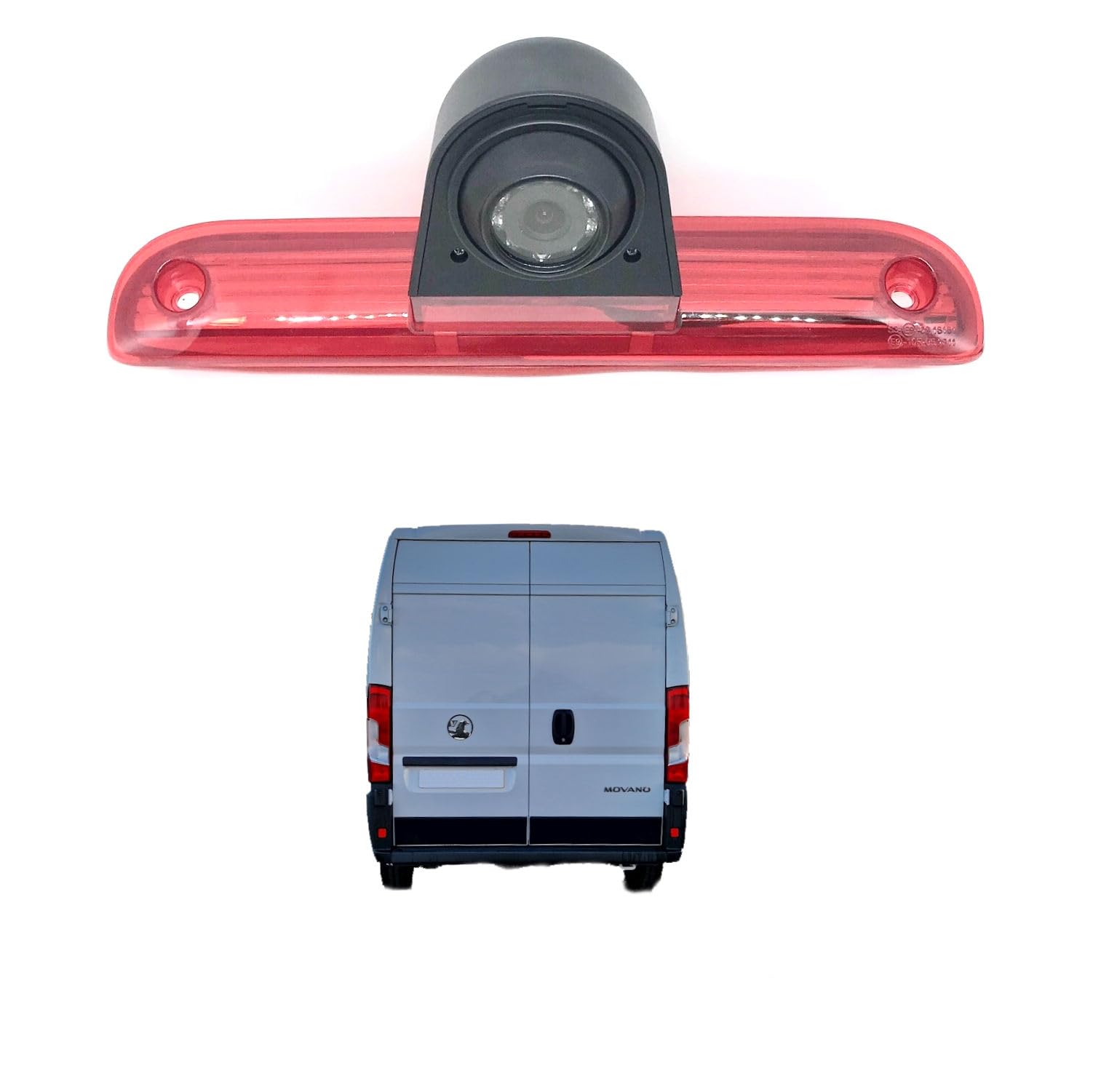Dolphin Automotive High Level OEM Style Brake Light Rear Reversing Camera For Opel/Vauxhall Movano 2022 Onwards (Brake Light Camera Only)