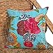 Floral Cushion Cover Indian Throw Pillow Kantha Pillow Bohemian Cushion 18