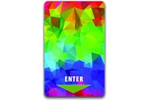 FOXCUP FrontDesk Supply Magnetic Stripe Key Cards for Hotel and Motel Multicolor Design (Set of 500)