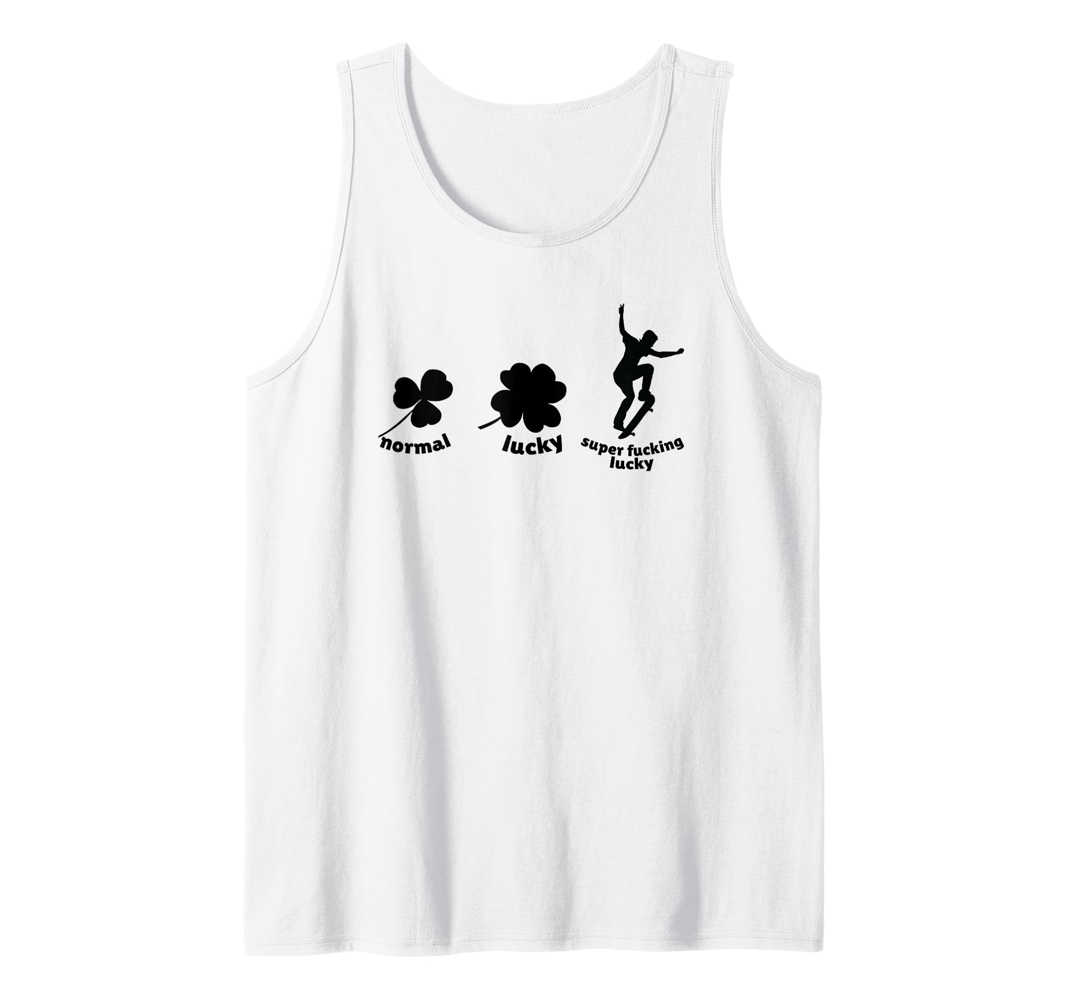 Skateboards Skating Skateboarder Skater funny Skateboarding Tank Top