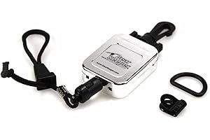 HAMMERHEAD Gear Keeper Key Retractor with Stainless Steel Rotating Belt Clip | Made in USA | 15-28 Keys