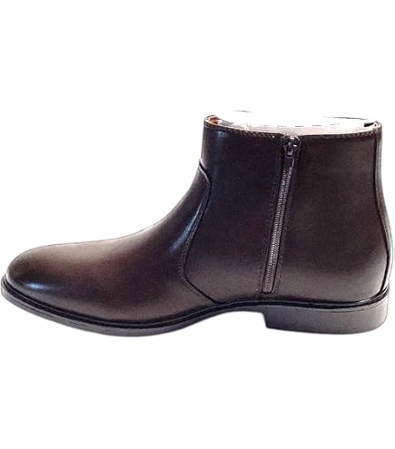 Amazon.com | Alfani Men's Liam Side-Zip Ankle Boots, Brown, Size
