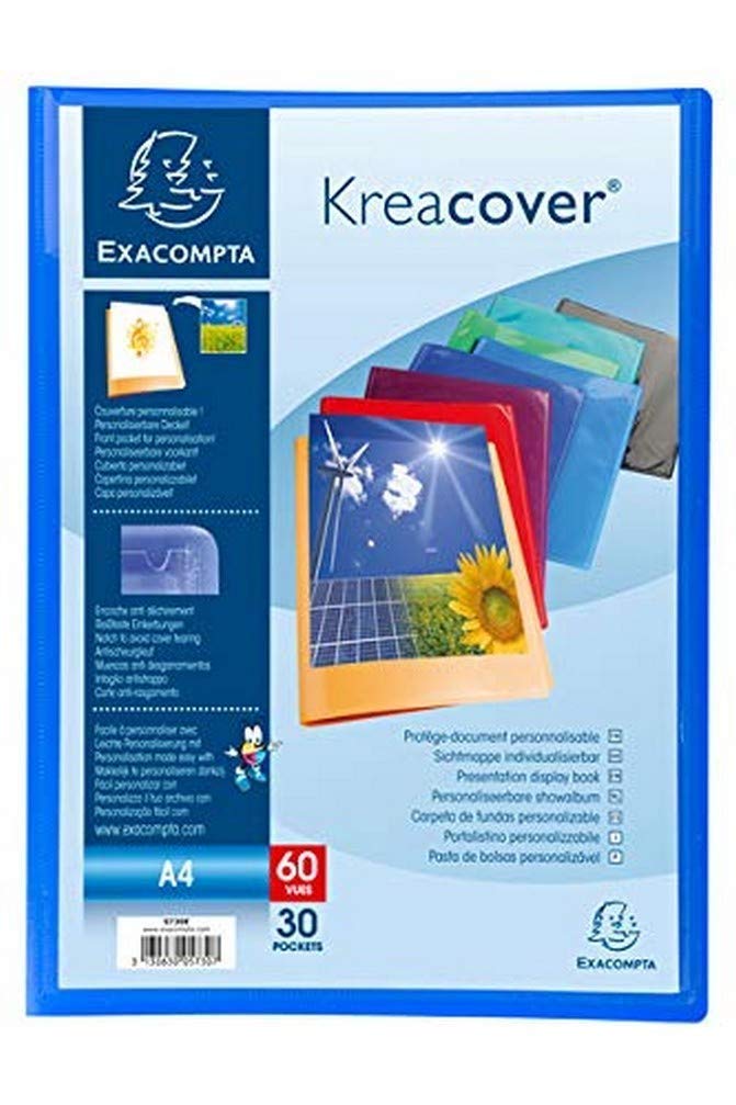 Exacompta 012653 Polypropylene Folder with 30 Pockets - Assorted Colours โ image 1