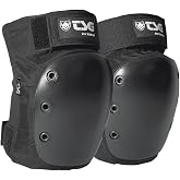 TSG Kneepad All Terrain Protective Pad, Skateboarding, Hardshell, EVA Foam, PE Knee Cap, Pre Shaped, Horseshoe, Tear Resistant Nylon, Top 360 Degree Strap, Pull Over, Swiss Design, Black