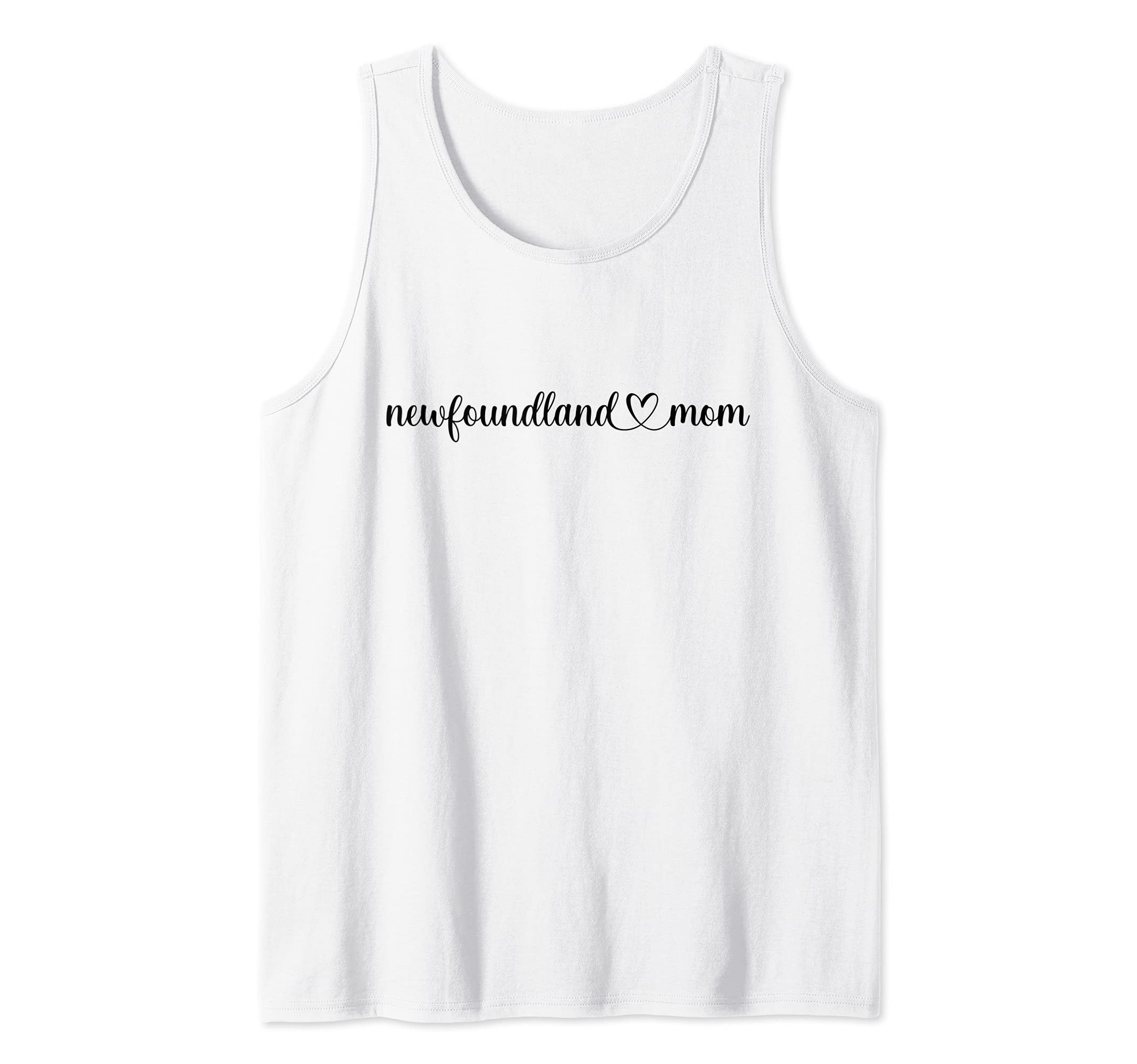 Dog Heart Love Newfoundland Mom Tank Top