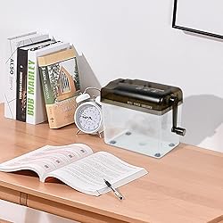 JIKIOU Mini Hand Shredder Portable Paper Shredder