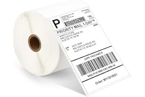 Selegere Shipping Labels 4x6",Direct Thermal Labels Compatible with Label Printer,Roll Mailing Label Easy to Tear Commercial Grade (White 500 Labels/Roll)