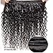 Ali Julia Brazilian Virgin Curly Hair Weave 8A Grade 100% Unprocessed Human Hair Weft Extensions Natural Color 95-100g/pc(8 10 12 inch)