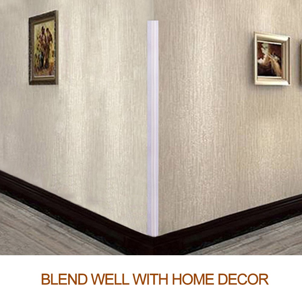 BABY MATE New Generation 20' ft Baby Proofing Wall Edge Protector White