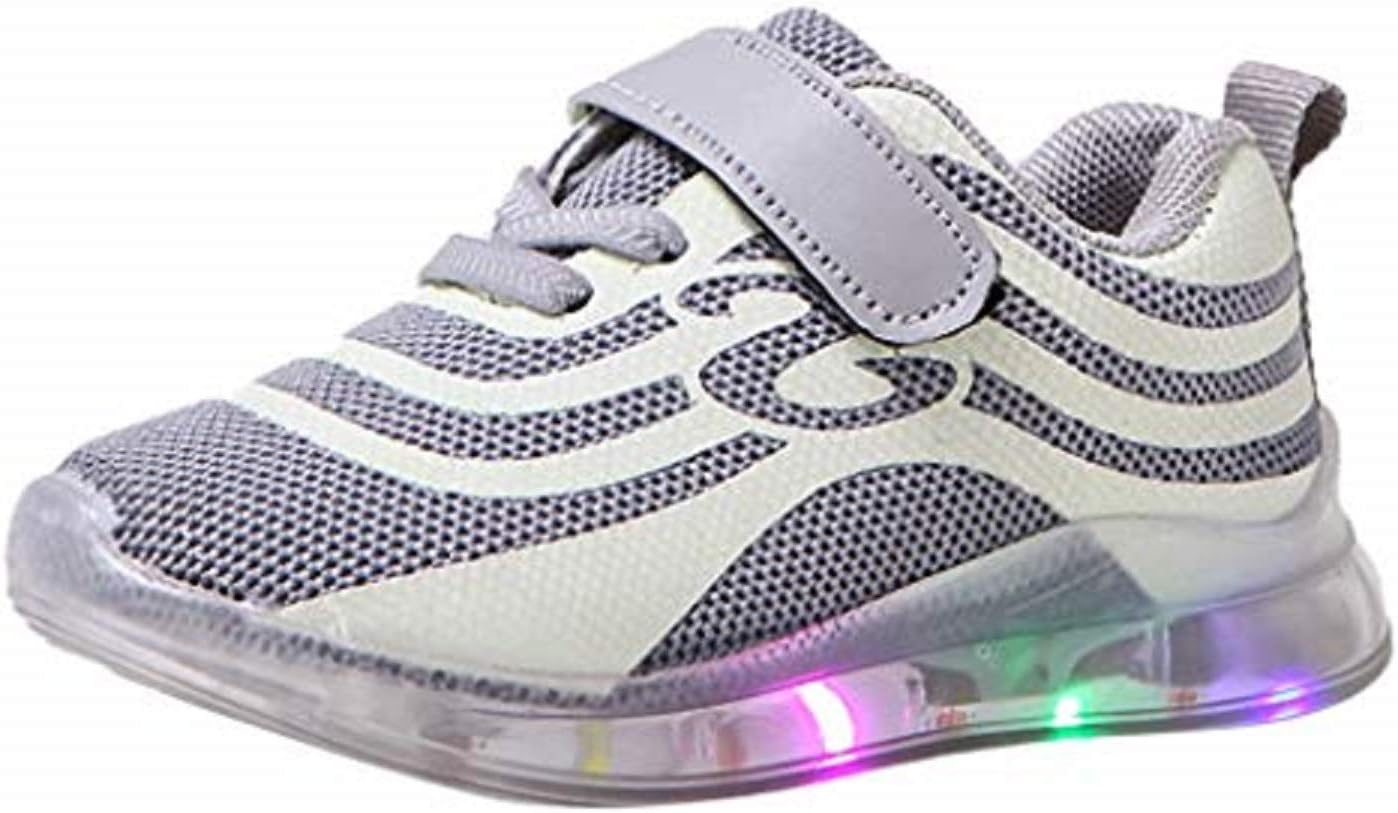 Chenchen ltd Zapatillas de Running para bebé y niña, con Luces LED