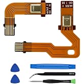 WCDZSU Microphone Flex Cable Replacement for PS5 BDM-020 Controller | Handle Inner Mic Ribbon Cable Repair Part for Speaker L R Connector Cable for DualSense Voice Chat and Audio Input with Tools