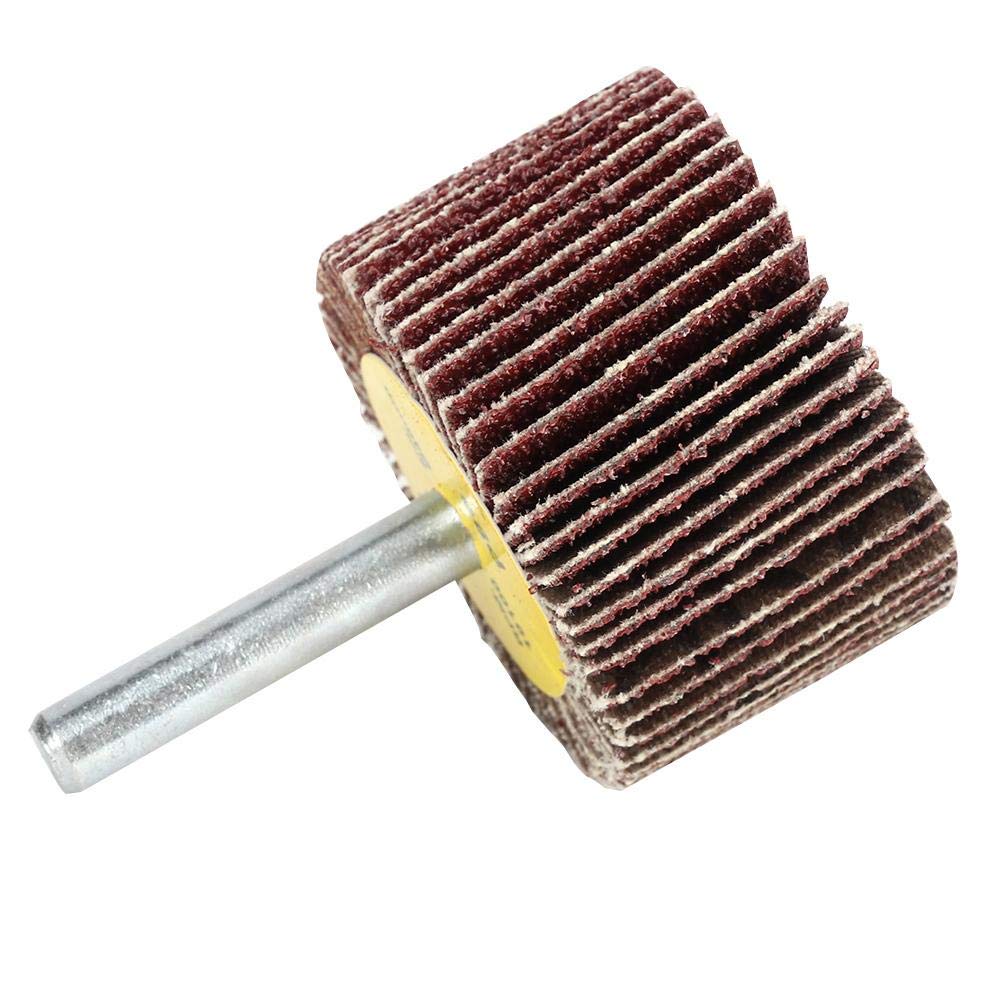 10Pcs Abrasive Cloth Flap Wheel Disc with 6mm Shank Sanding Polishing Head for Sanding Polishing Grinding - Image 5
