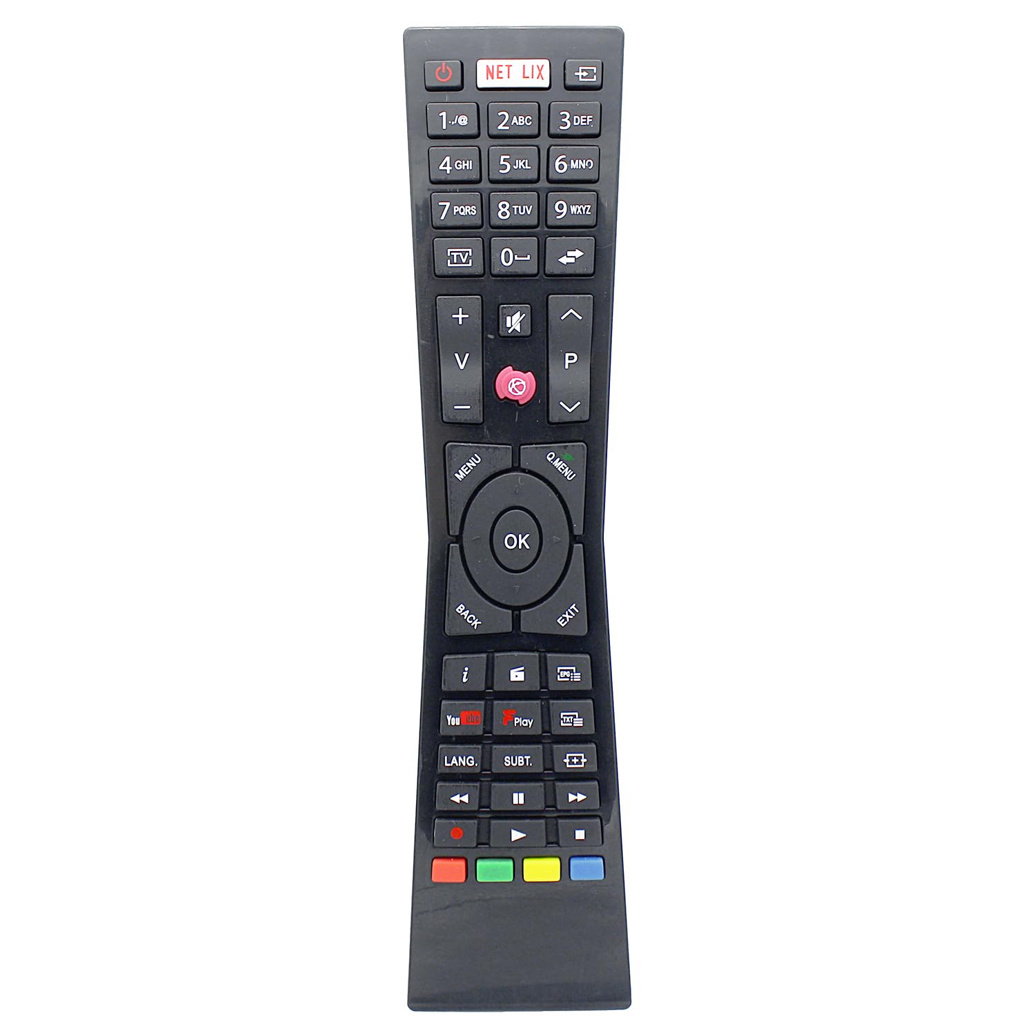 RM-C3231 Remote Control Replacement For JVC Smart 4K LED TV LT-43C862 LT43C870 LT-43C870 LT49C760 LT-49C760 LT49C770 LT-49C770 LT49C860 LT-49C860 LT49C862 LT-49C862 LT55C760 LT-55C760 LT55C860