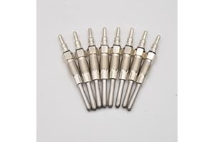 N\C E2TZ12A342A Fast Start Diesel Glow Plug (Pack of 8) for Ford 1987-1994 IDI 6.9 7.3L F250 F350 F59 E250 E350 Replaces ZD-9