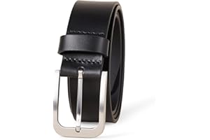 Amazon Essentials mens CLASSIC JEAN LEATHER BELT
