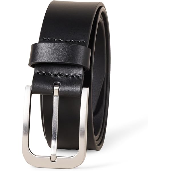 Carhartt® Saddle Leather Belt for Men – Nickle Buckle – Slide