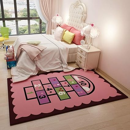 Amazon Com Area Rugs Tianheng Pink Carpet Children S Room
