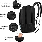 MATEIN Travel Laptop Backpack 15.6 Inch Anti Theft Water Resistant Black Blue view 3