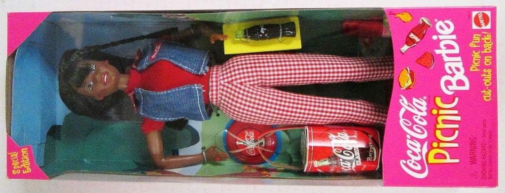 barbie coca cola picnic special edition doll 1997
