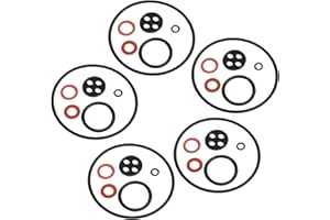 5 Pack Carburetor Bowl Gasket O-Ring for Honda GX240 for GX270 for GX340 for GX390 Engines, Compatible with 16010-ZE2-812 485
