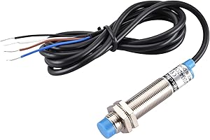 Heschen M12 Inductive Proximity Sensor Switch, Non-shield Type, LJ12A3-4-Z/CY, Detector 4mm, 10-30VDC 200mA, PNP NO+NC, 4 Wir