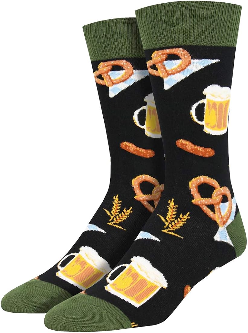 Socksmith Oktoberfest Black 10-13 (Men's Shoe Sizes 7-12.5): Clothing
