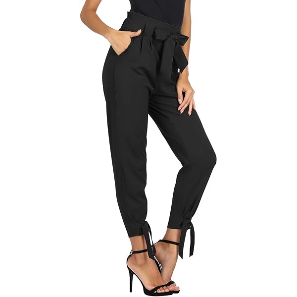 GRACE KARIN Women's Casual High Waist Belt Decorated Pencil