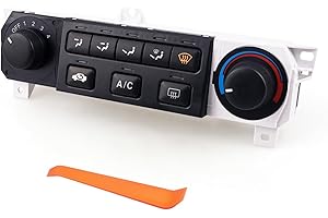 EXARRNX 599-268 Heater A/C Control Switch,Front Climate Control Module Compatible with 1998-2000 Honda Accord 1998-2004 Honda Odyssey Replace# 599-268, 79600-S84-A01ZA