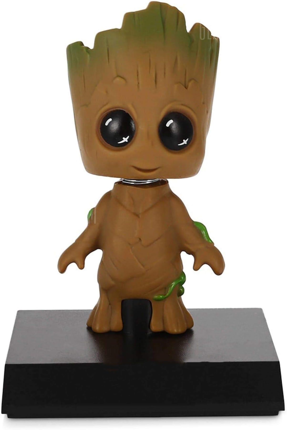 INNOVATIVE PRODUCTS Marvel/Avengers Groot 2 Bobble Head with Stand and Mobile Holder for Car Dashboard, Desk or Table Top with Box