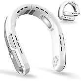 WXX Portable Neck Fan, 6000mAh Battery Neck Fan Rechargeable, 360° Cooling Personal Fan, 3 Speeds Foldable Quiet Wearable Fan