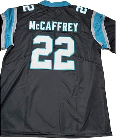 DANVERS #22 Christian_McCaffrey Vapor - Playera para Hombre, Negro, Men
