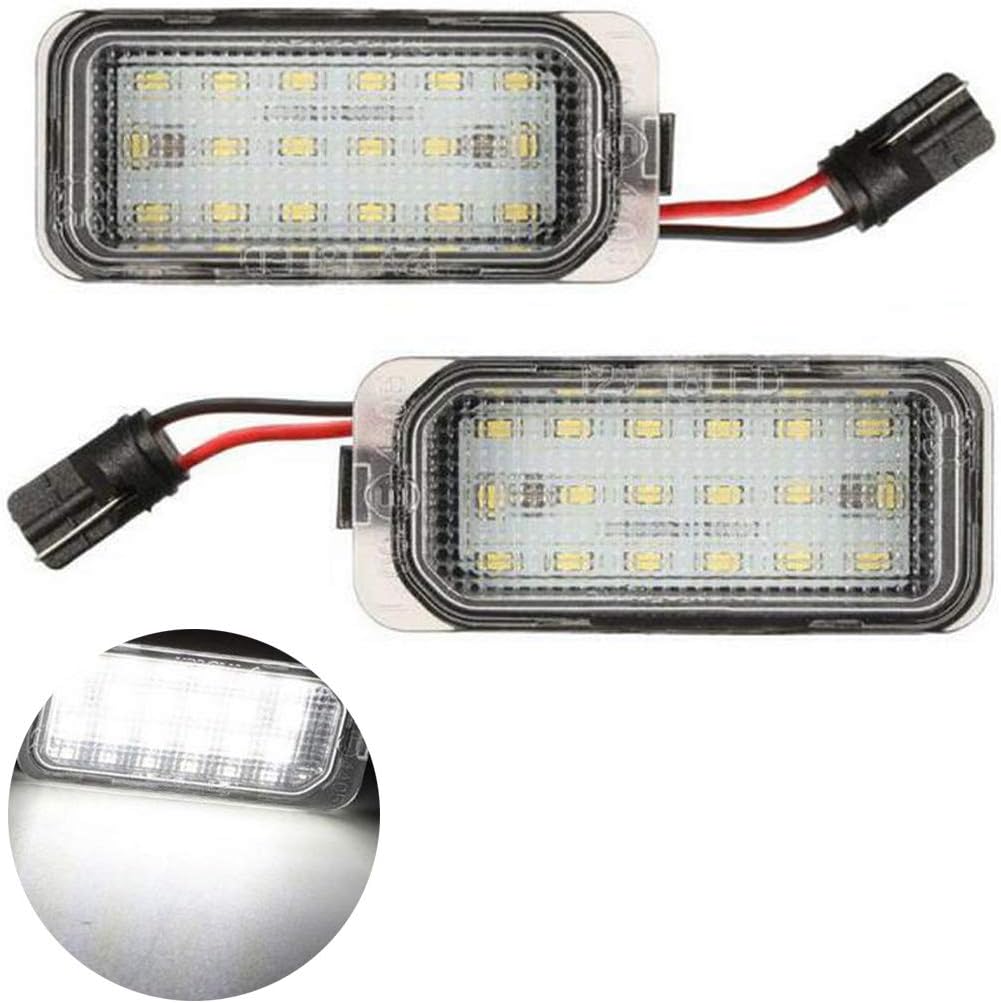 VIGORFLYRUN PARTS LTD 2pcs Car LED License Number Plate Light For Ford